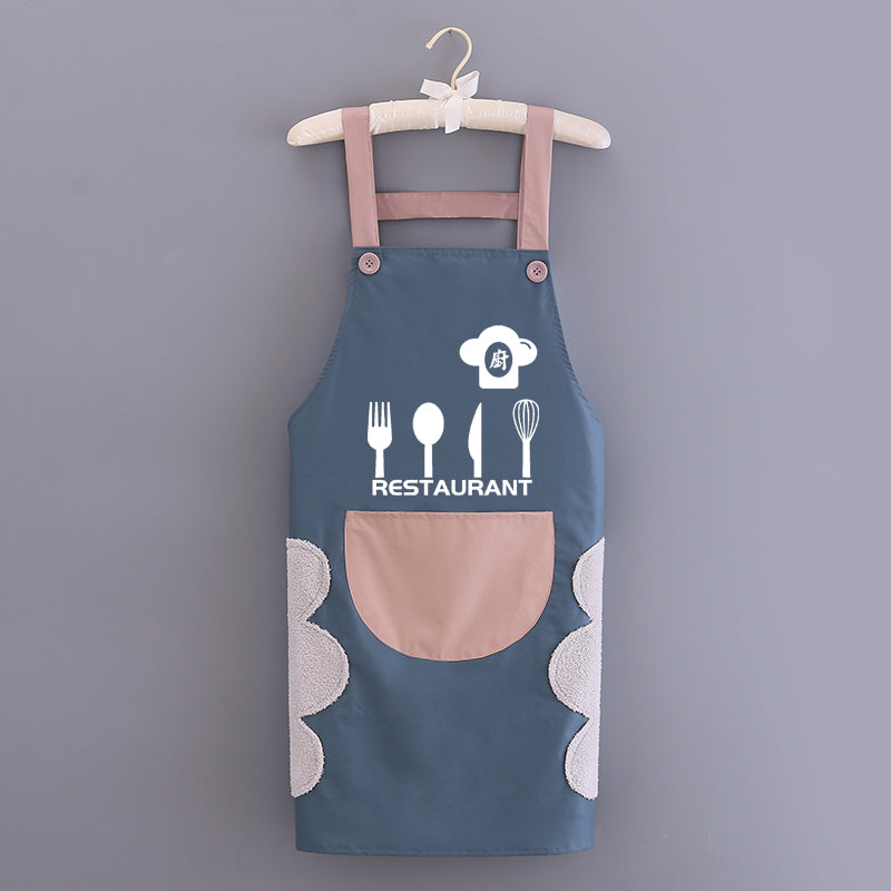 Waterproof Fashion Apron — Pastoral Print