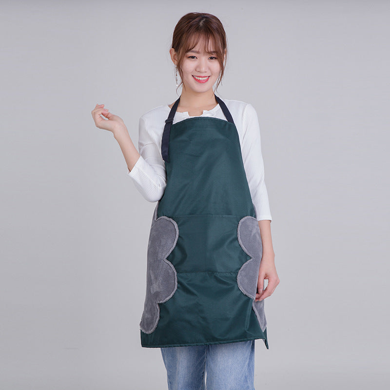 Hand-wiping apron