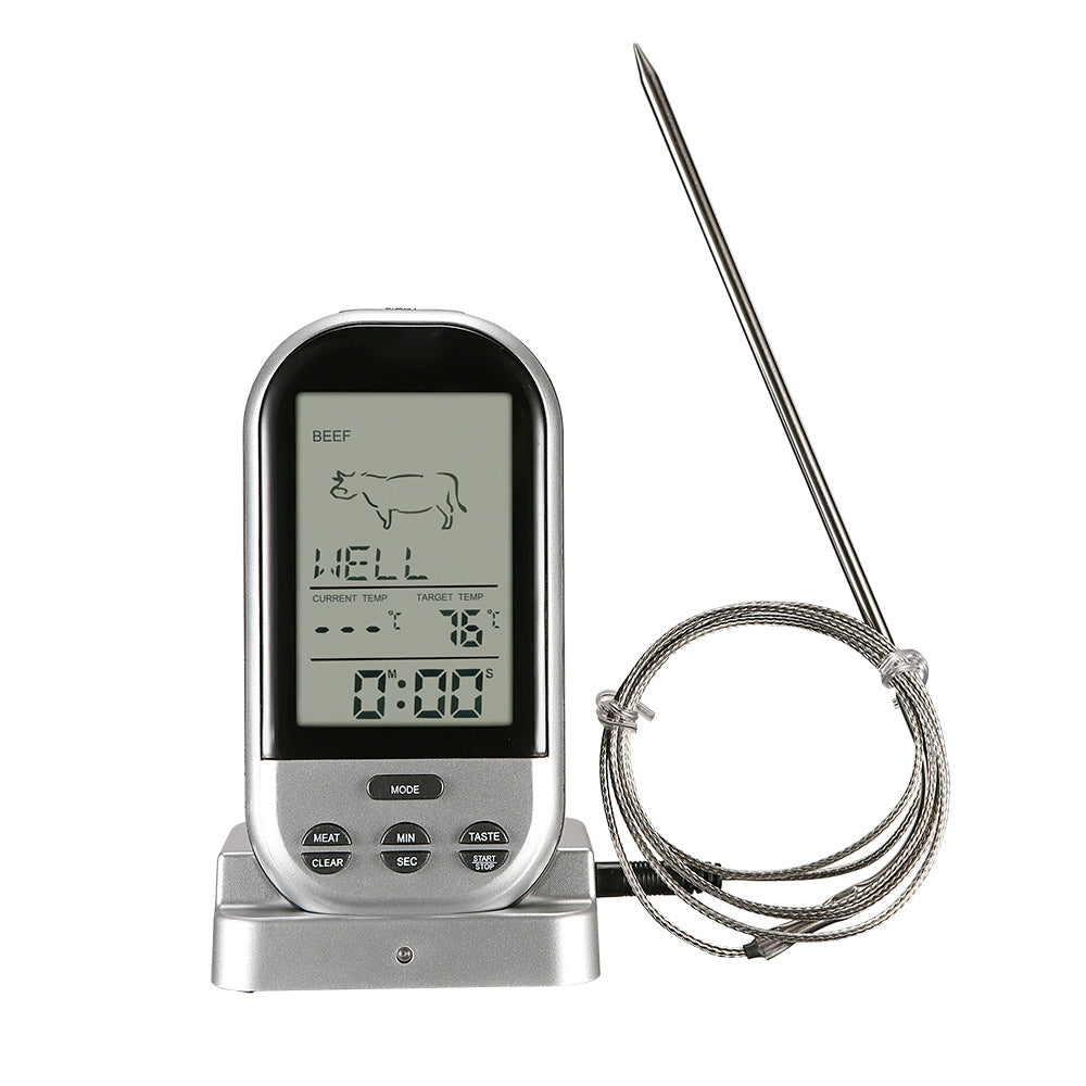 Wireless barbecue thermometer