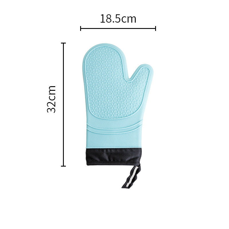 Heat-resistant And Heat-resistant Silica Gel Gloves For Household Use
