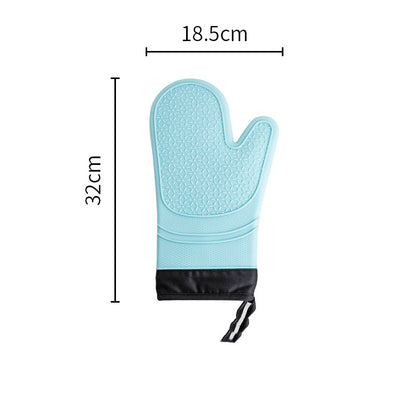 Heat-resistant And Heat-resistant Silica Gel Gloves For Household Use