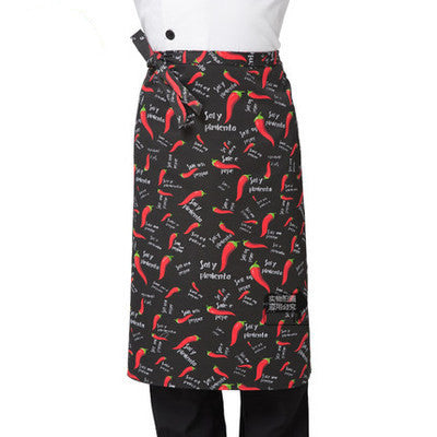 Anti-Fouling Cotton Apron Half Cook's Suit