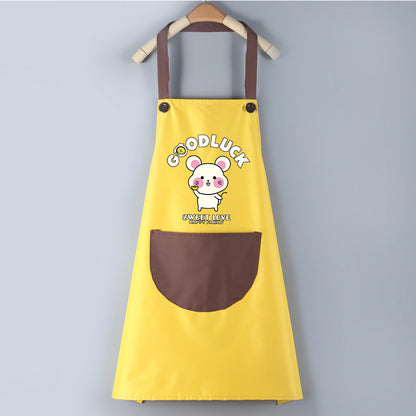 Waterproof PVC Waistband Cartoon Apron