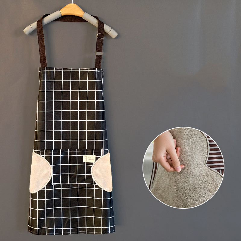 Waterproof and oil proof hand rubbing apron