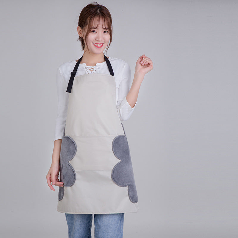 Hand-wiping apron