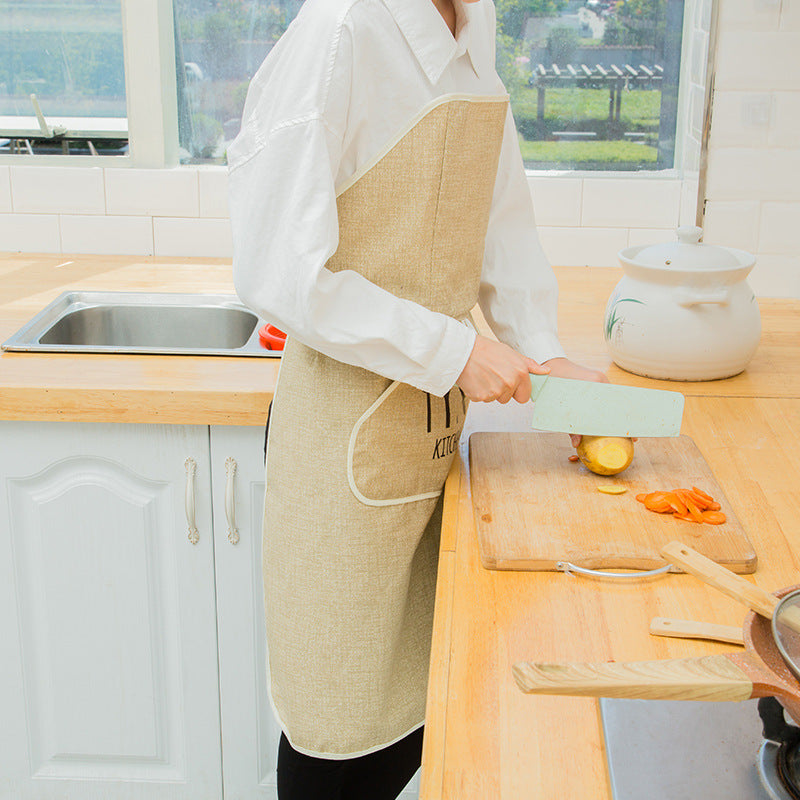 Waterproof And Oil-proof Cooking Vibrato With Strapless Apron