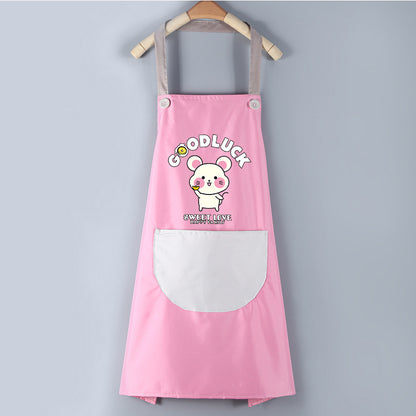 Waterproof PVC Waistband Cartoon Apron