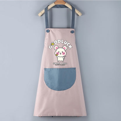 Waterproof PVC Waistband Cartoon Apron