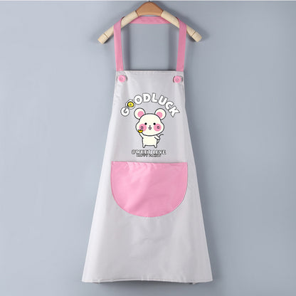 Waterproof PVC Waistband Cartoon Apron