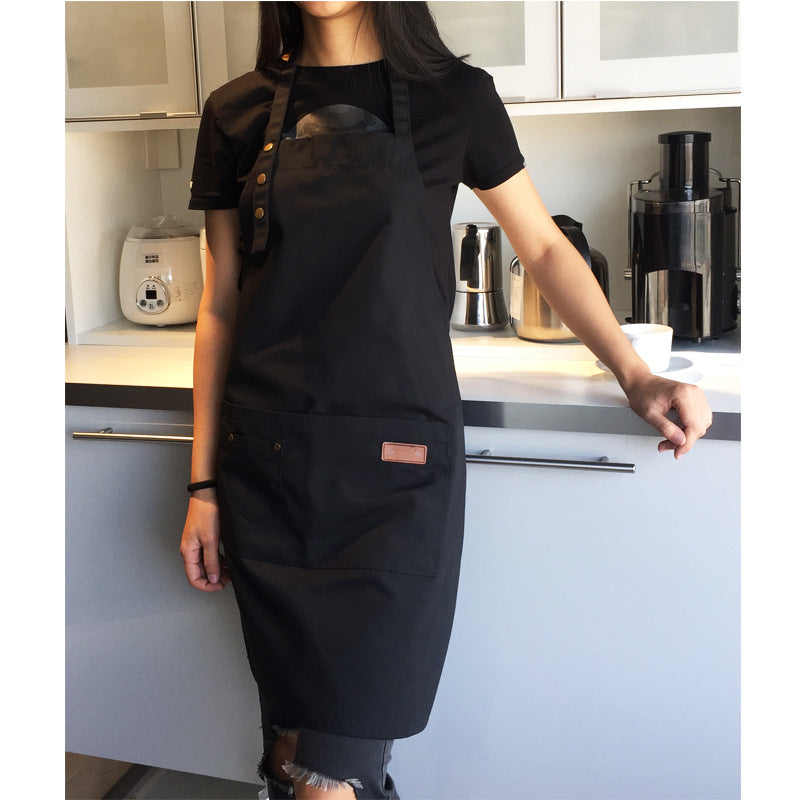 Japanese Canvas Shoulder Apron