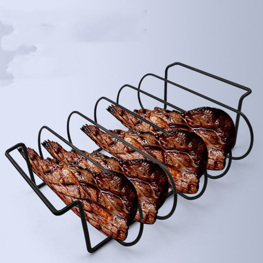 Non-Stick rib Rack for Smoking/Grilling