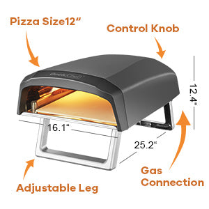 Geek Chef Gas Pizza Oven