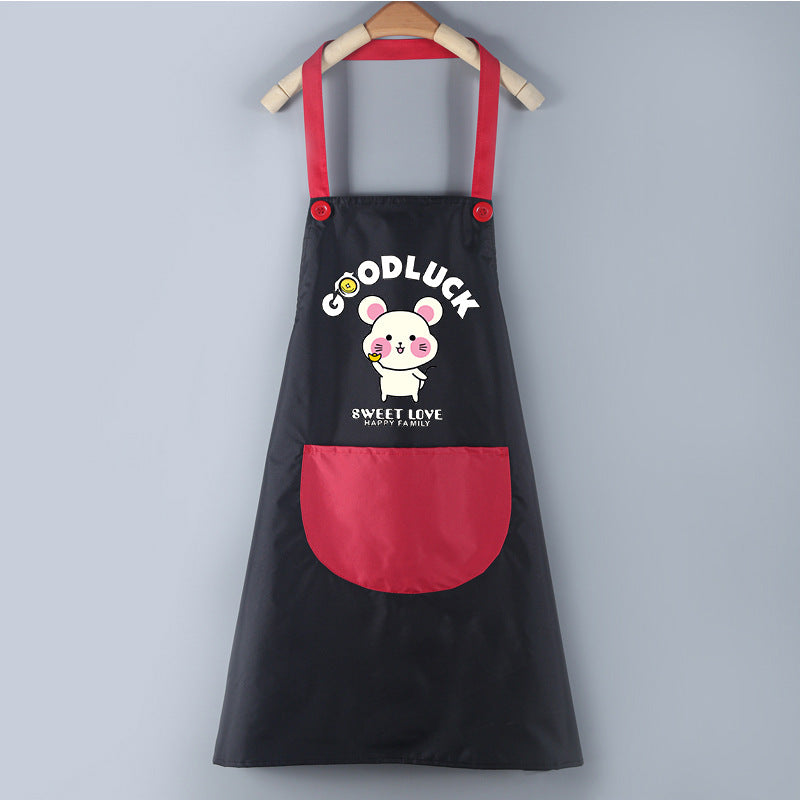 Waterproof PVC Waistband Cartoon Apron