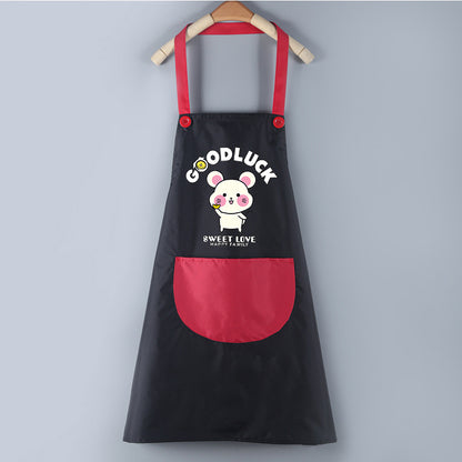 Waterproof PVC Waistband Cartoon Apron